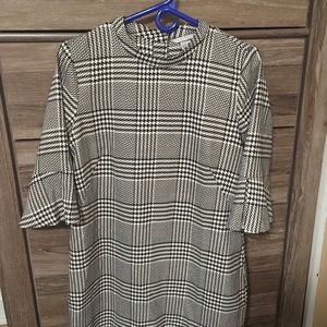 H & M houndstooth tunic/dress. Pants to match